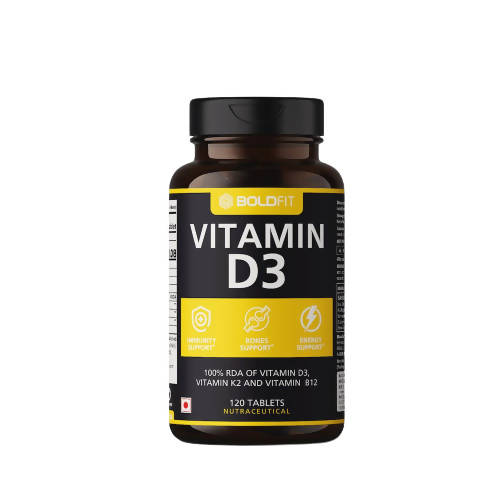 Boldfit Vitamin D3 Tablets | Grocsy