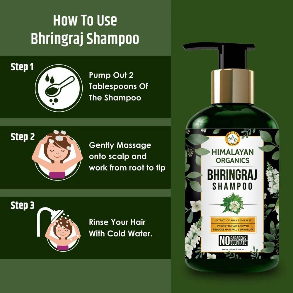 Himalayan Organics Bhringraj Shampoo | Grocsy