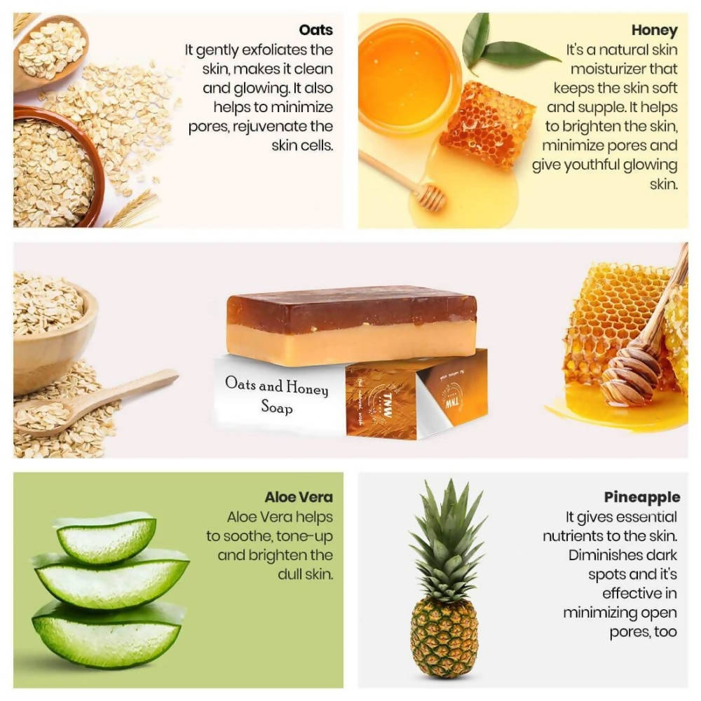 The Natural Wash Oats and Honey Soap | Grocsy