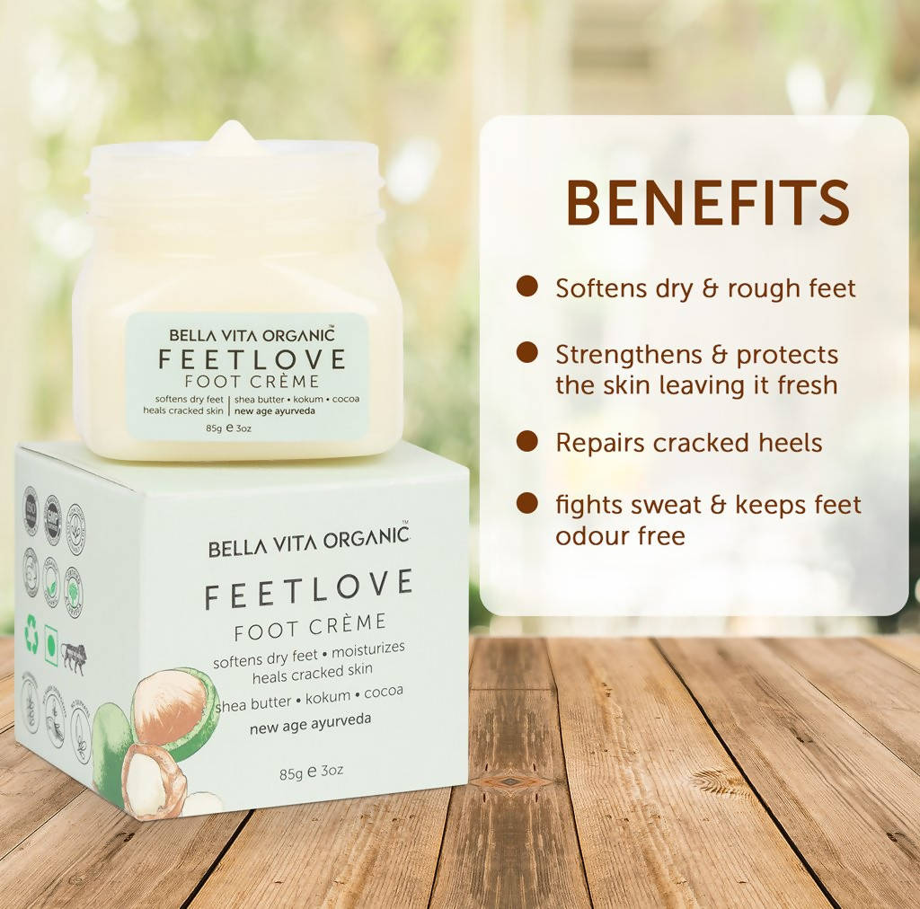 Bella Vita Organic Feet Love Foot Creme | Grocsy