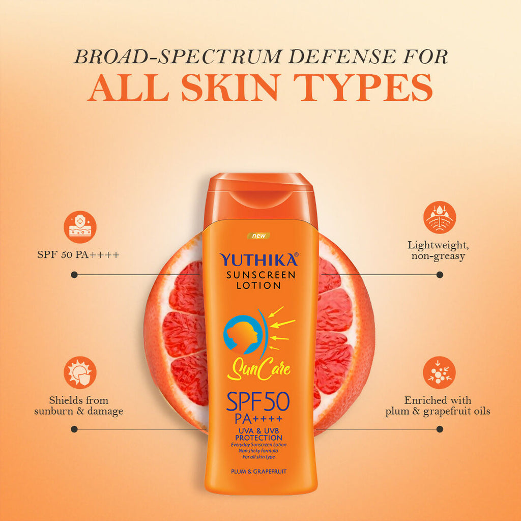 Yuthika Sunscreen Lotion Spf 50 Pa+++ | Grocsy