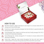 Glamveda Red Wine Advance Anti Ageing Facial Kit | Grocsy