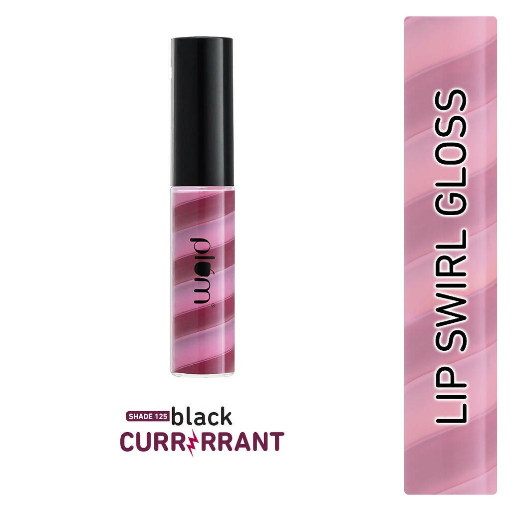 Plum Soft Swirl Lip Gloss 3 Shades In 1 & 125 Black Currant | Grocsy