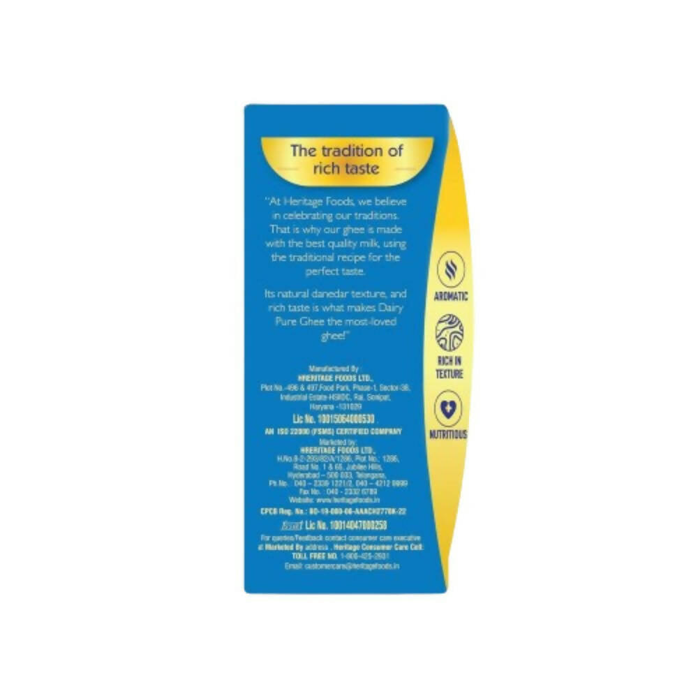 Heritage Dairy Pure Danedar Ghee | Traditional Ghee | Organic & Pure Ghee