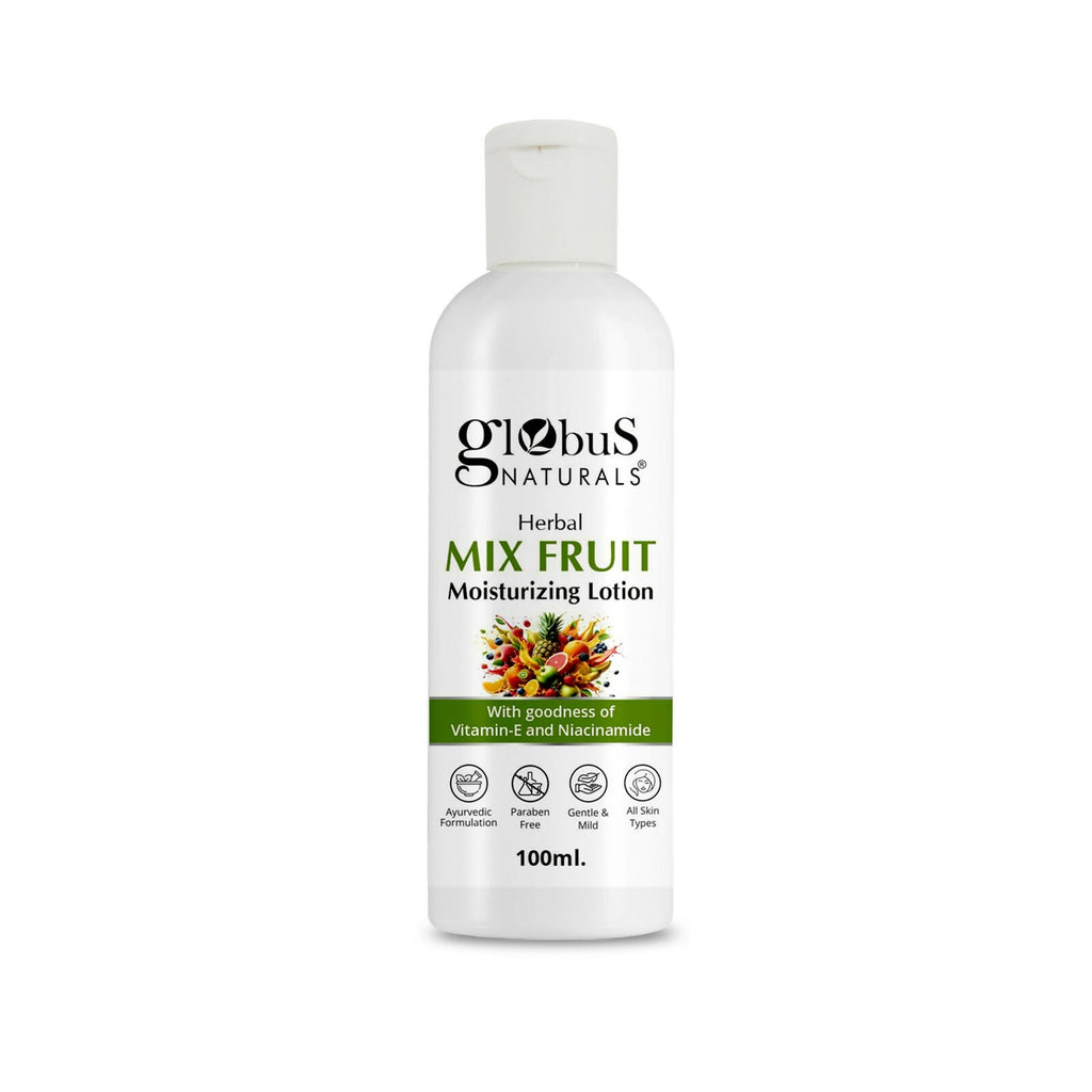 Globus Naturals Herbal Mix Fruit Moisturizing Body Lotion For Radiant, Glowing Skin, All Skin Types | Grocsy