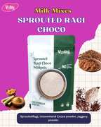 Vedas Kitchen Sprouted Ragi Choco Milkmix | Grocsy