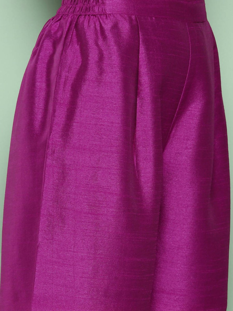 Ahalyaa Women's Traditional Wear Co-ods - Purple | Grocsy