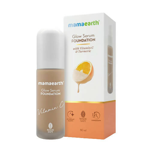 Mamaearth Glow Serum Foundation-Natural Glow | Grocsy