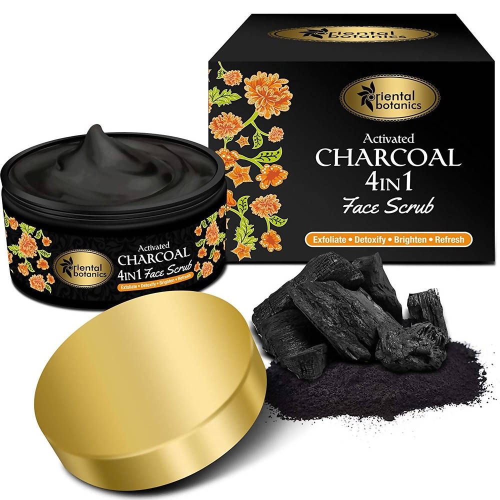 Oriental Botanics Activated Charcoal 4 IN 1 Face Scrub | Grocsy