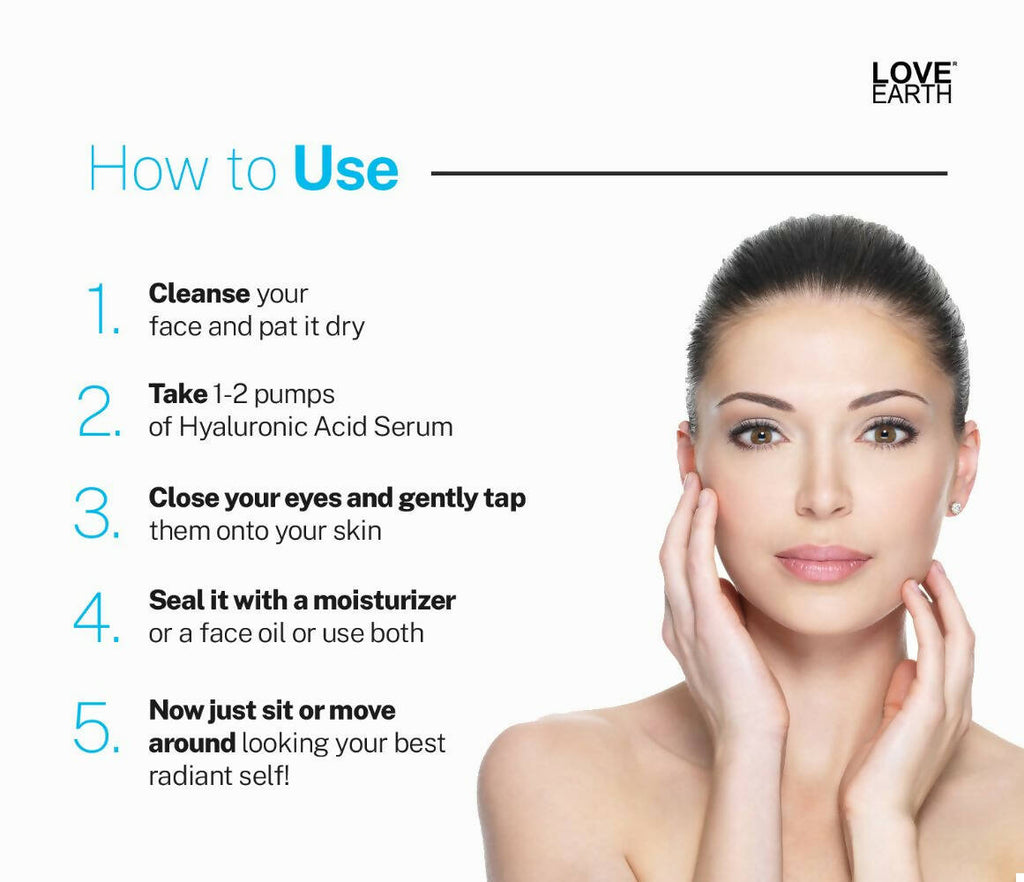 Love Earth Hyaluronic Acid Serum | Grocsy