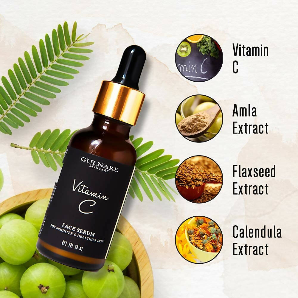 Gulnare Skincare Aloe & Vitamin C Face Serum | Grocsy