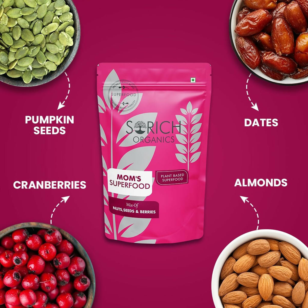 Sorich Organics Mother's Superfood Mix Nuts & Seeds | Grocsy