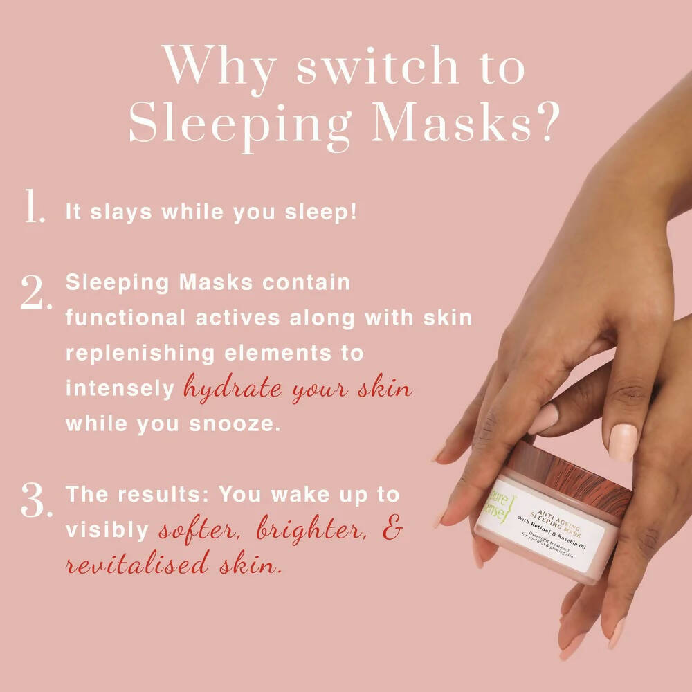 PureSense Anti-Ageing Sleeping Mask | Grocsy