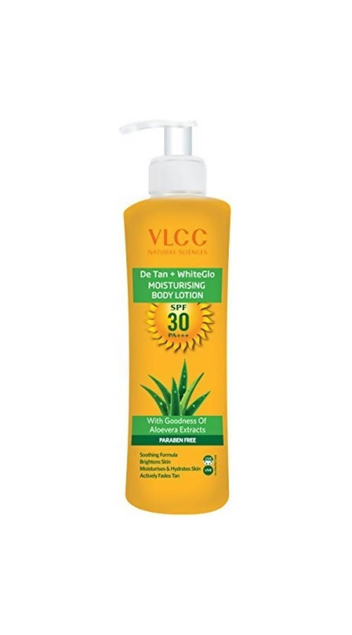 VLCC De Tan + White Glo Moisturising Body Lotion SPF 30 PA+++ | Grocsy