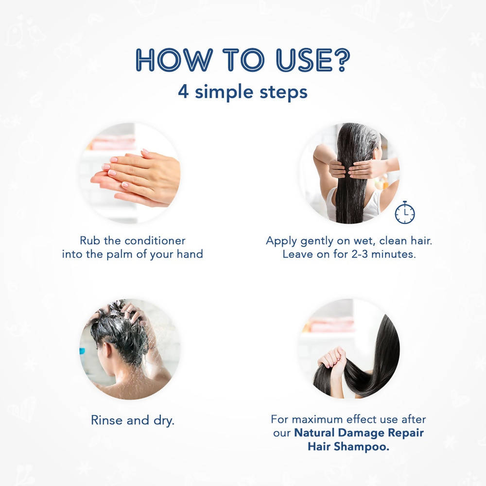 The Moms Co Natural KA+ Damage Repair Hair Conditioner | Grocsy