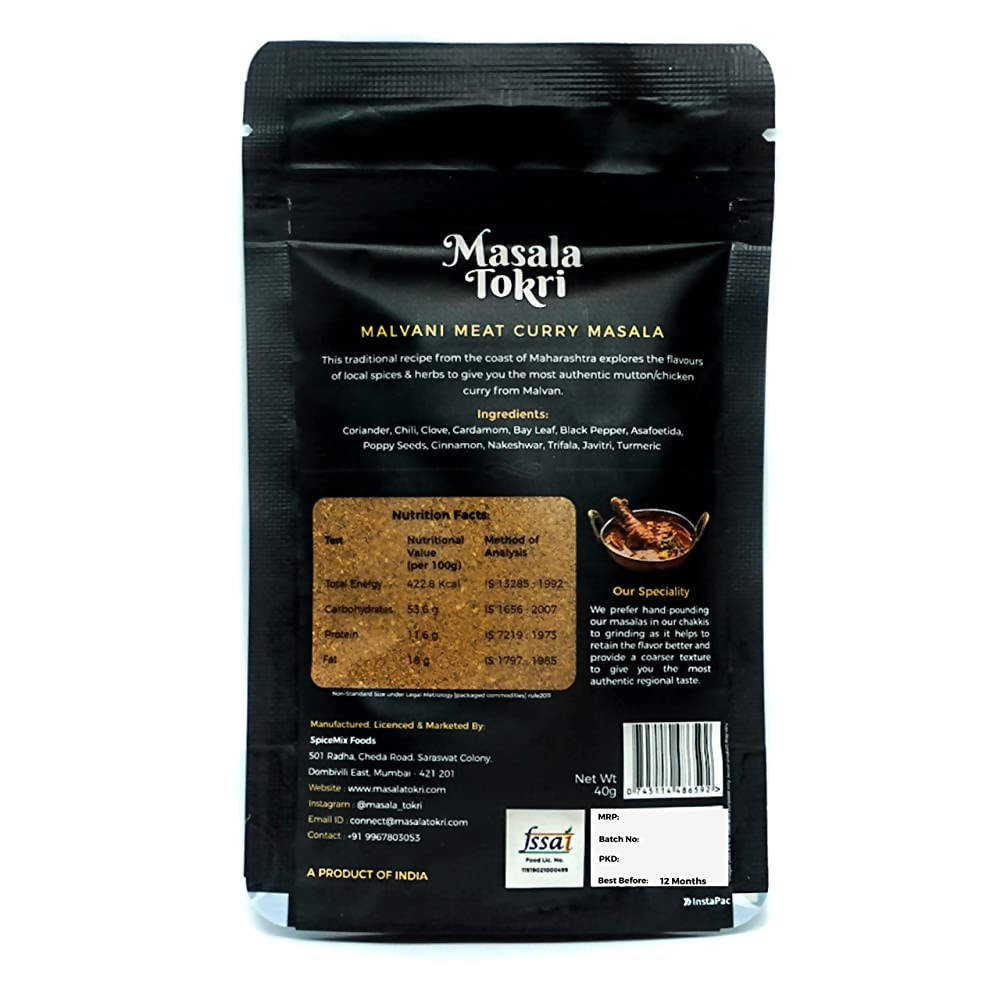 Masala Tokri Malvani Meat Curry Masala Powder | Grocsy