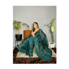Vamsee Rinkle-Gotta Maroon Organza Saree | Grocsy