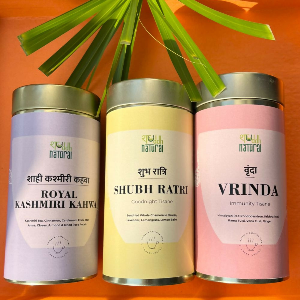 Shuddh Natural Festive Diwali Gift Hamper - Tea Tisane | Grocsy