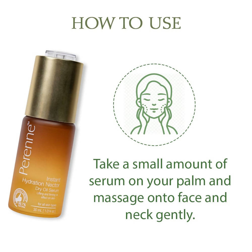 Perenne Instant Hydration Nectar Dry Oil Serum | Grocsy