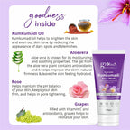 Globus Naturals Ayurvedic Kumkumadi Skin Lightening Face Wash | Grocsy