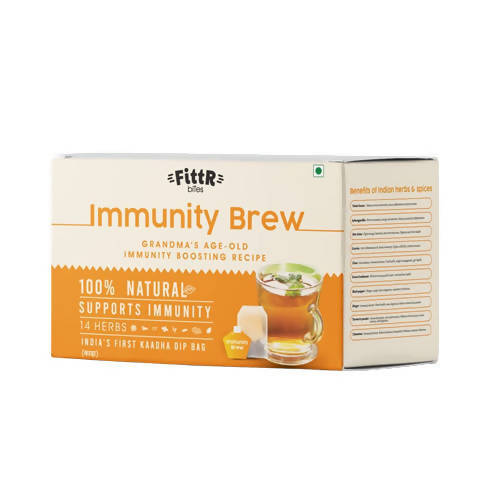 FittR biTes Immunity Brew Tea Bags | Grocsy