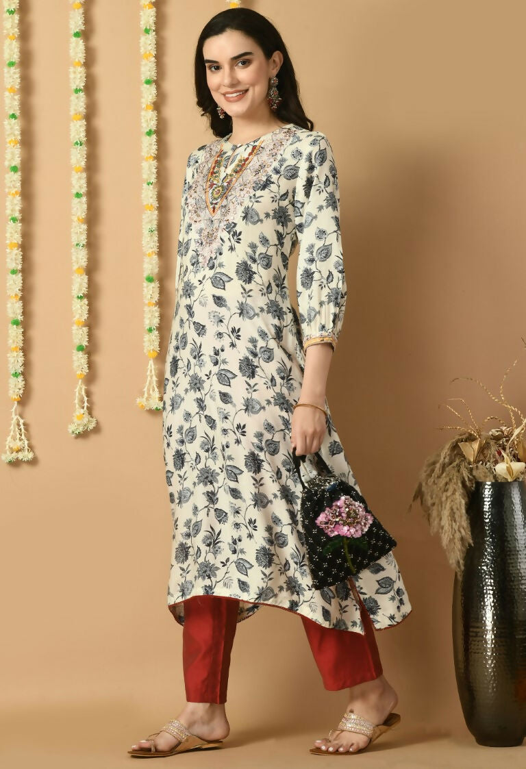 Joban Fashion White Maslin Kurta Set | Grocsy