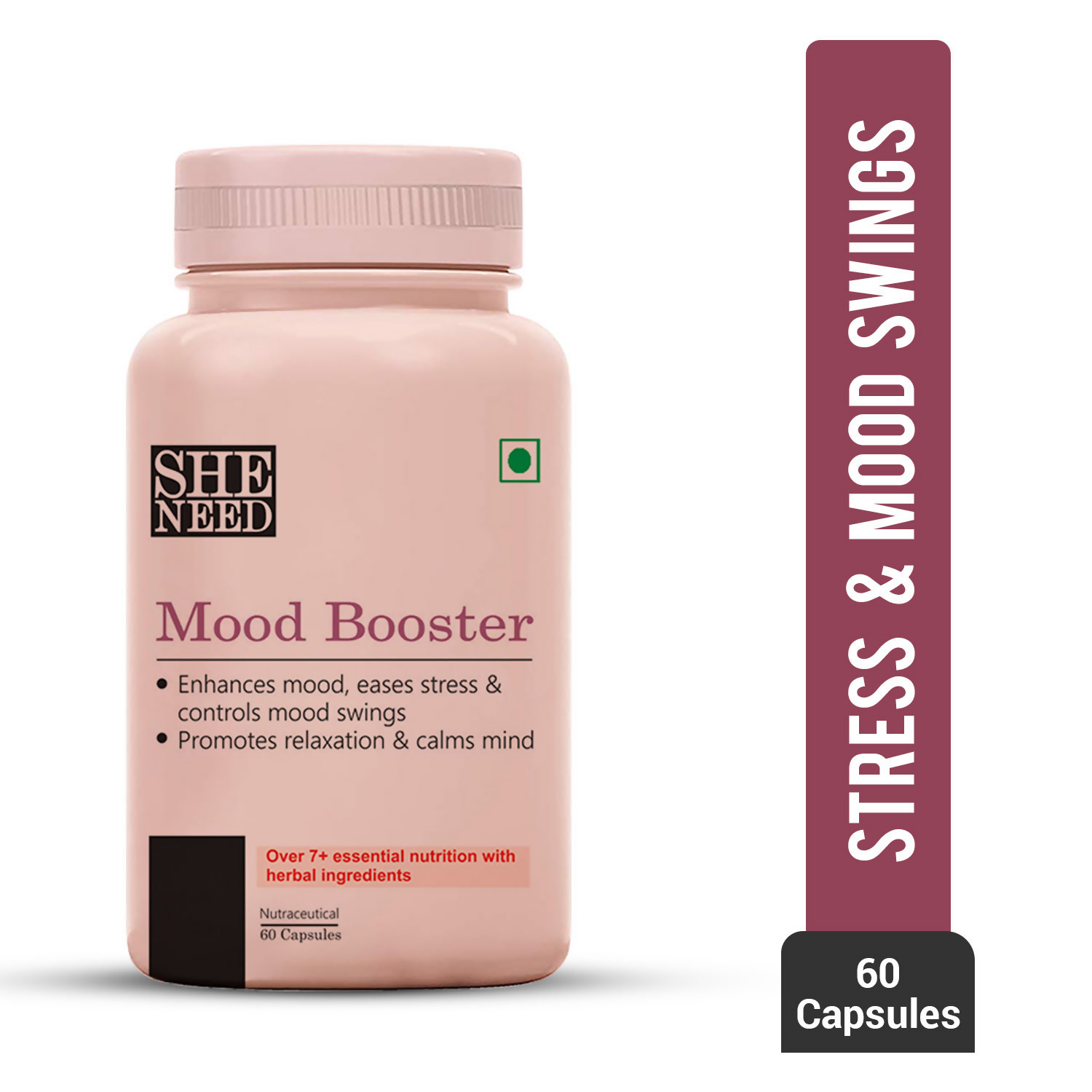 SheNeed Mood Booster For Mood Disorder Supplements Capsules | Grocsy