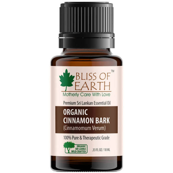 Bliss of Earth Organic Cinnamon Bark Premium Sri Lankan Essential Oil | Grocsy
