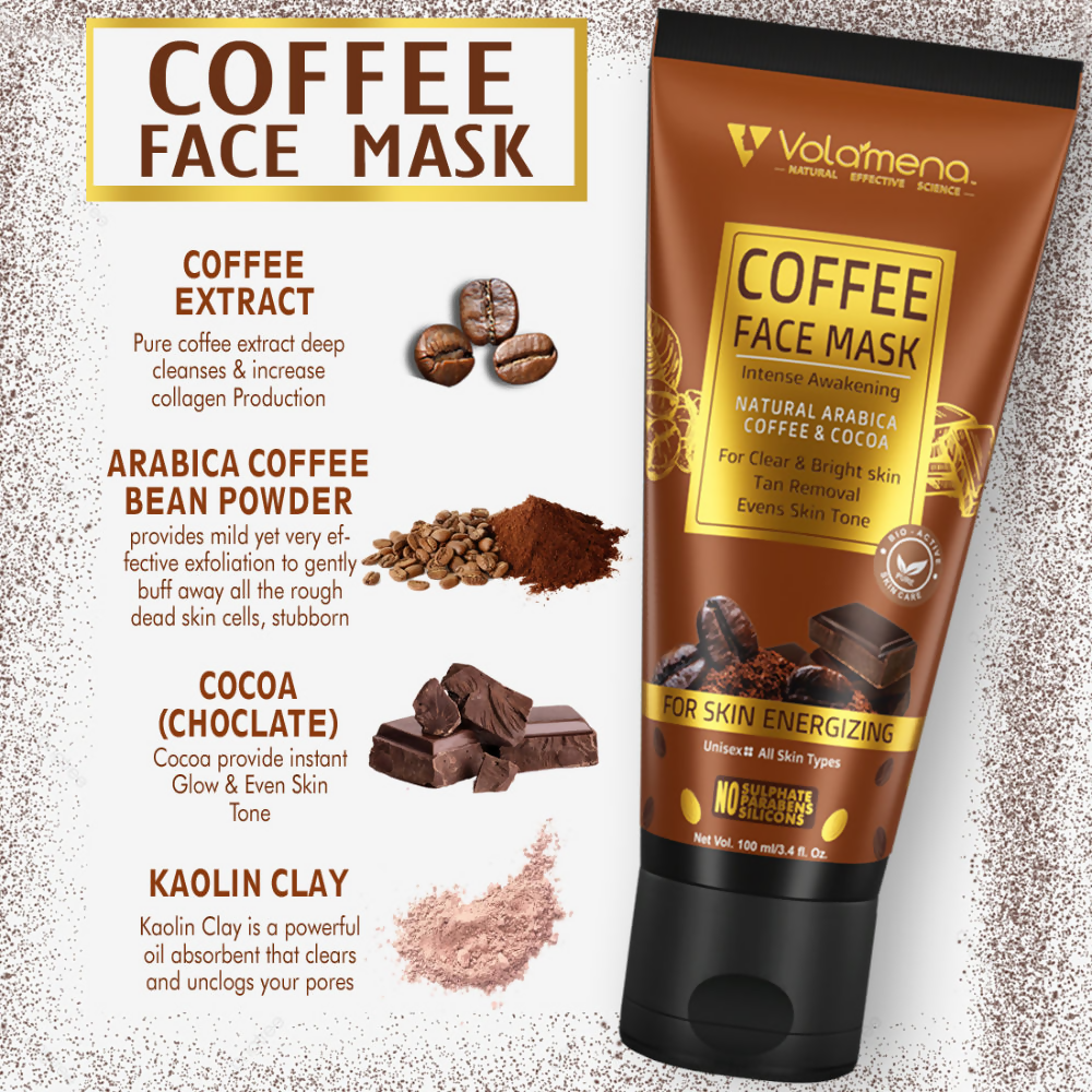 Volamena Coffee Face Mask | Grocsy