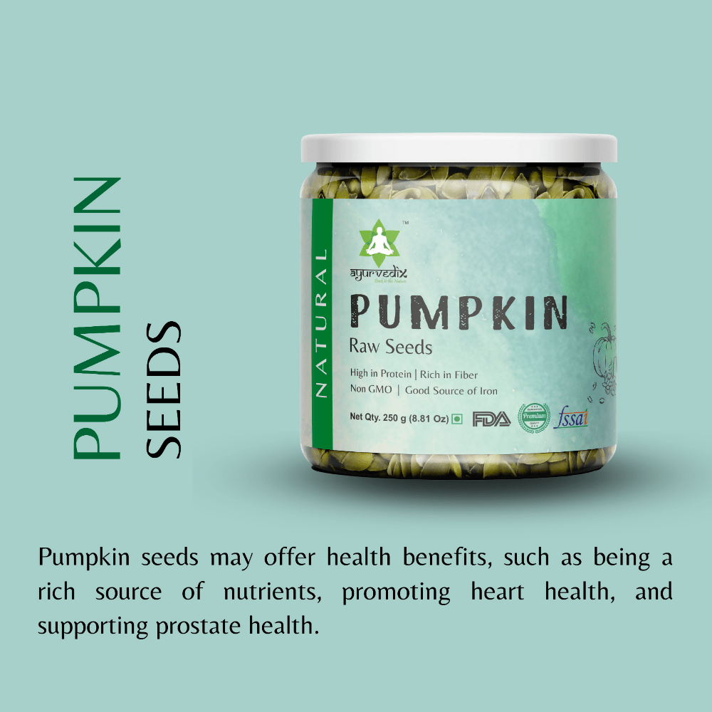 Ayurvedix Nutrient-Rich Pumpkin Seeds | Grocsy