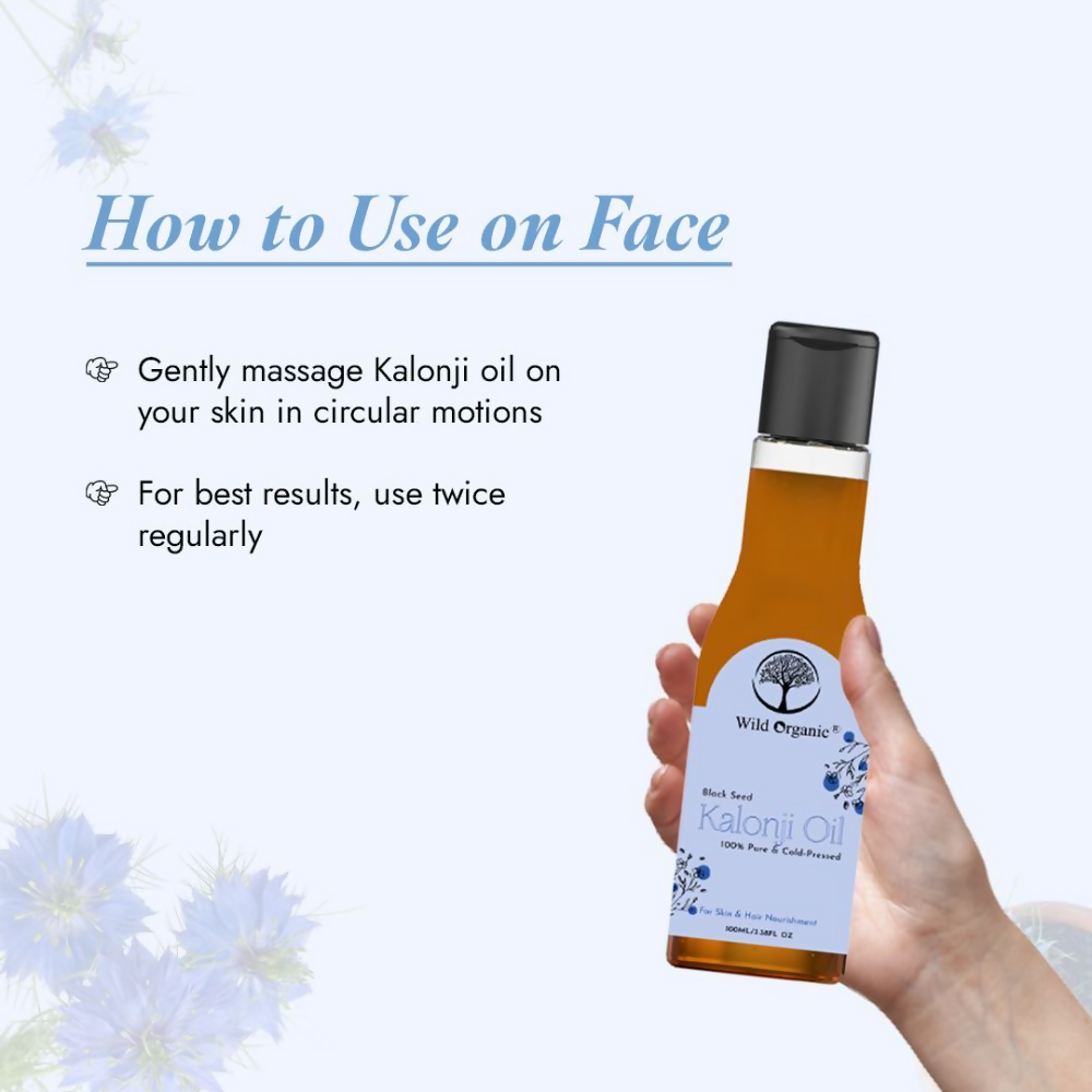 Wild Organic Cold Pressed Black Seed Kalonji Oil | Grocsy