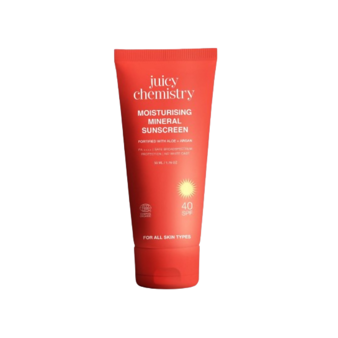 Juicy Chemistry Moisturising Mineral Sunscreen SPF 40 PA++++ | Grocsy