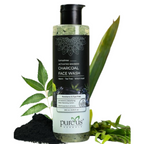 Pureus Herbals Somashree Activated Bamboo Charcoal Face Wash | Grocsy