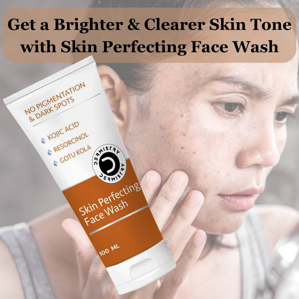 Dermistry Skin Perfecting Face Wash & Skin Perfecting Face Mask | Grocsy