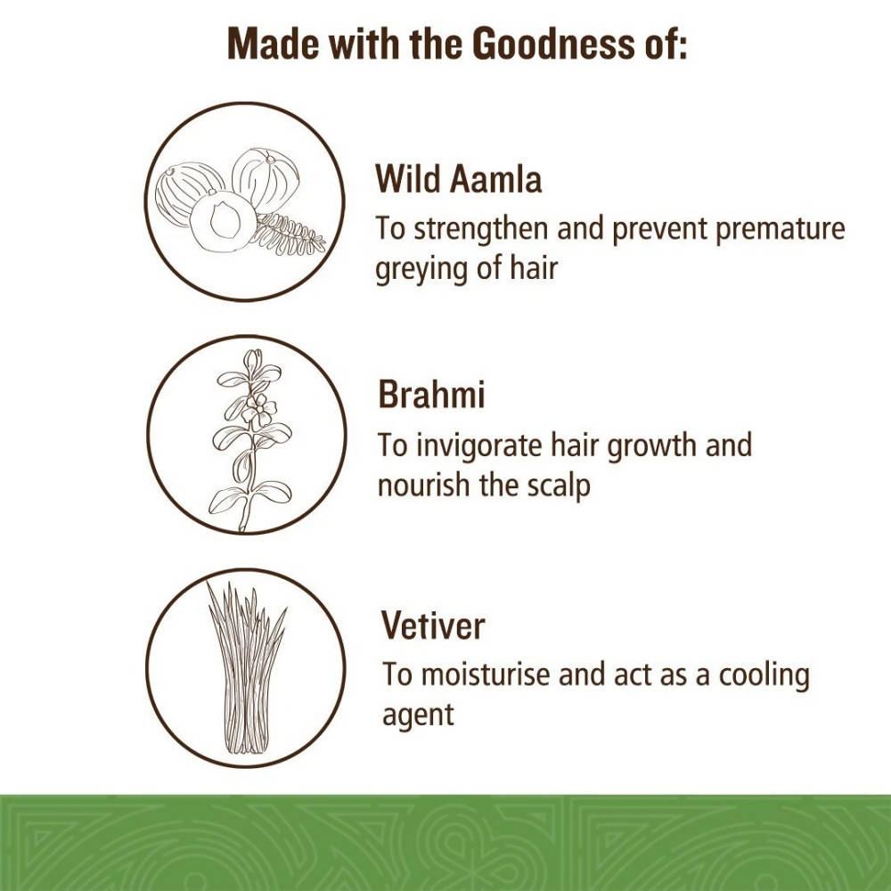 Soultree Revitalising Hair Oil with Aamla & Brahmi | Grocsy
