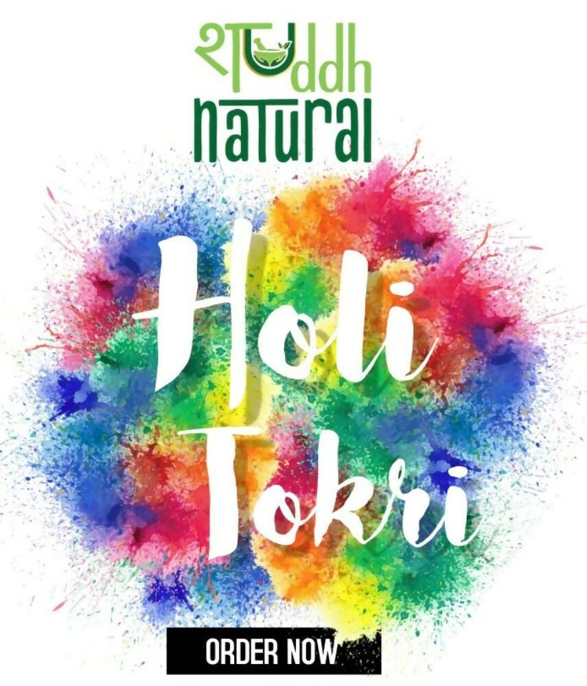 Shuddh Natural Ubtan Based Herbal Gulal, Ayurvedic Thandai Powder | Holi Gift Hamper | Grocsy