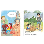 Jolly Scholars Social Well Being Hardbound 8 in 1 Stories Book For Kids To Learn Respect, Manner, Helping Our Friends, Family and So On Ages 3-6 Years | Grocsy