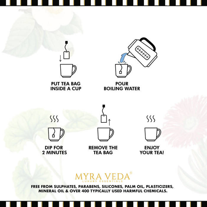 Myra Veda Skin Glow Tea | Grocsy