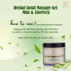 Khadi Natural Mint & Aloe Vera Herbal Facial Massage Gel | Grocsy