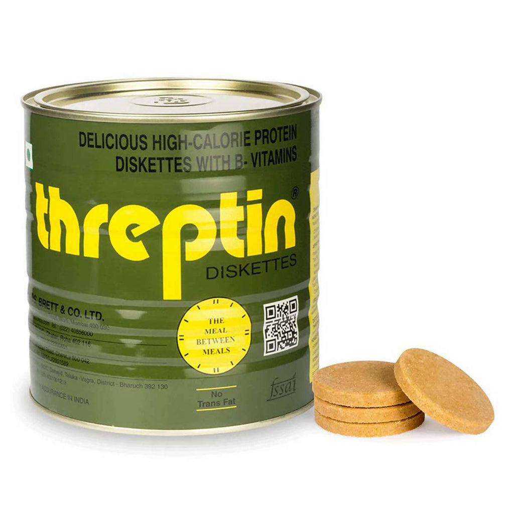 Threptin High-Calorie Protein Diskettes - Vanilla Flavor | Grocsy