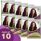 Nisha Natural Henna Based Hair Color Burgundy Red | Grocsy