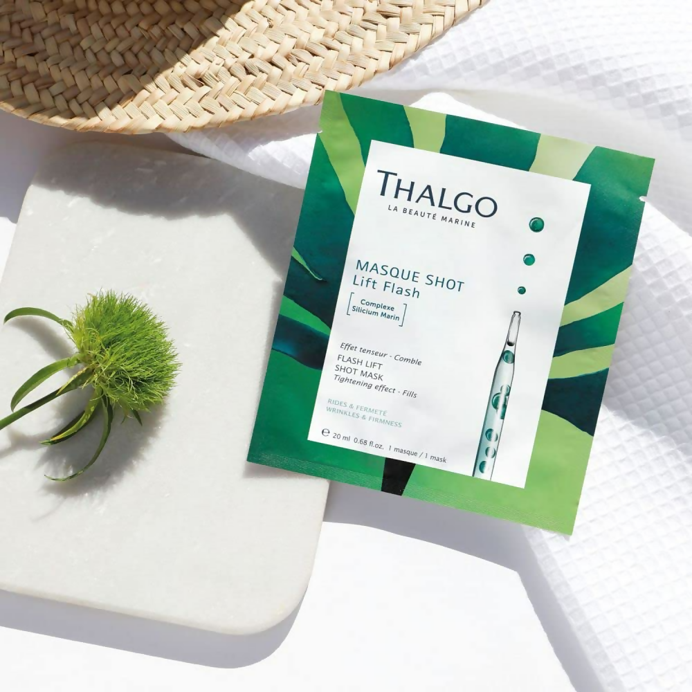 Thalgo Flash Lift Shot Mask - Rejuvenating Anti-Aging Sheet Mask | Grocsy