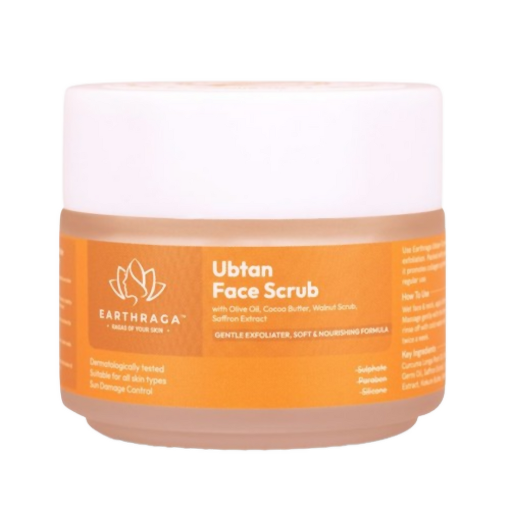 Earthraga Ubtan and Turmeric Face Scrub | Grocsy