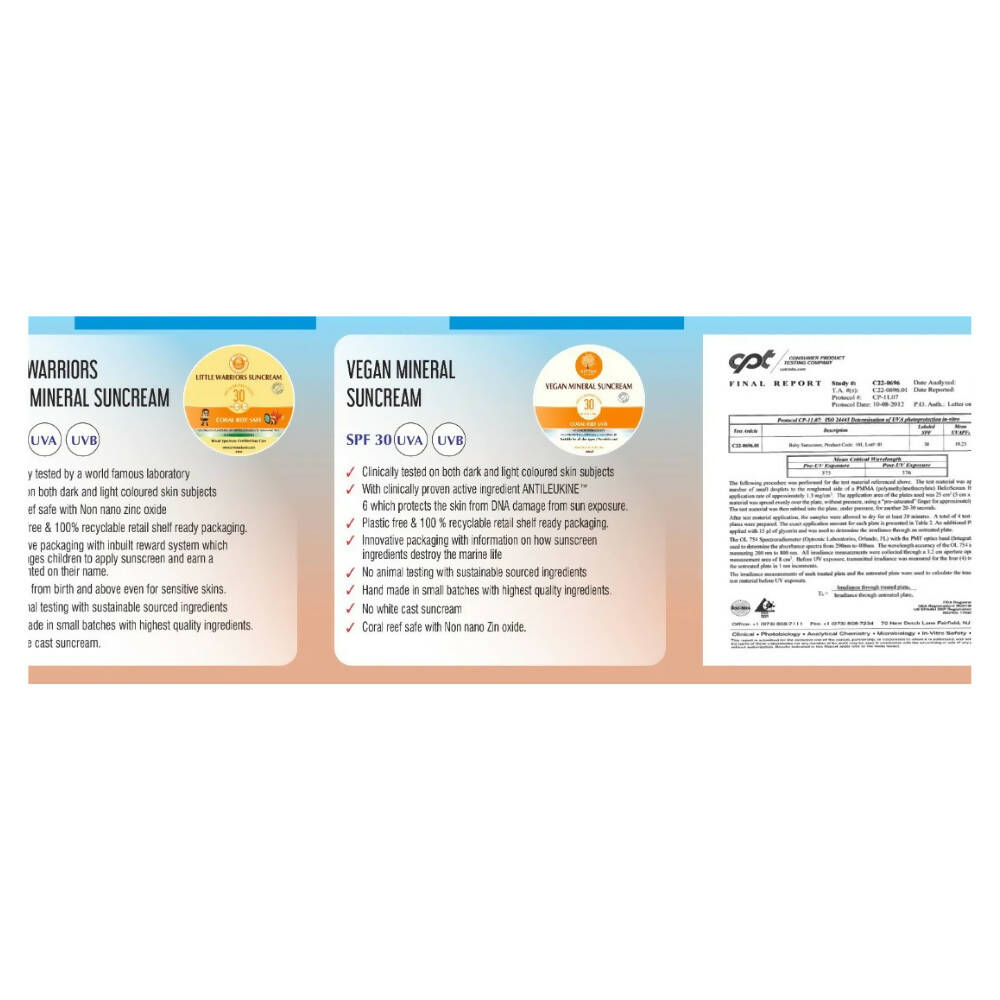 Sintra Naturals Little Warriors Suncream | Grocsy