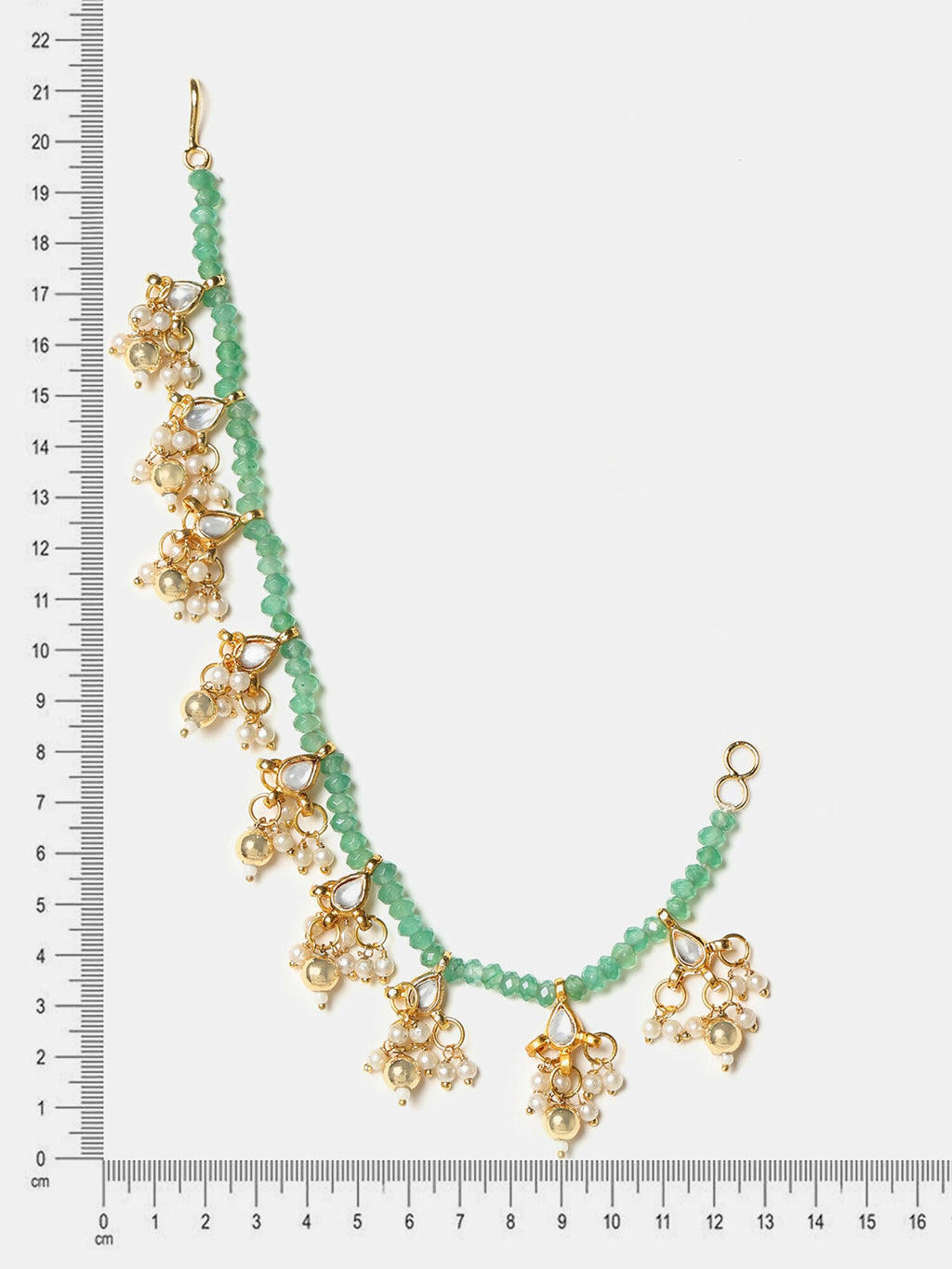 Ruby Raang Saanjh Hara Ear Chain | Grocsy