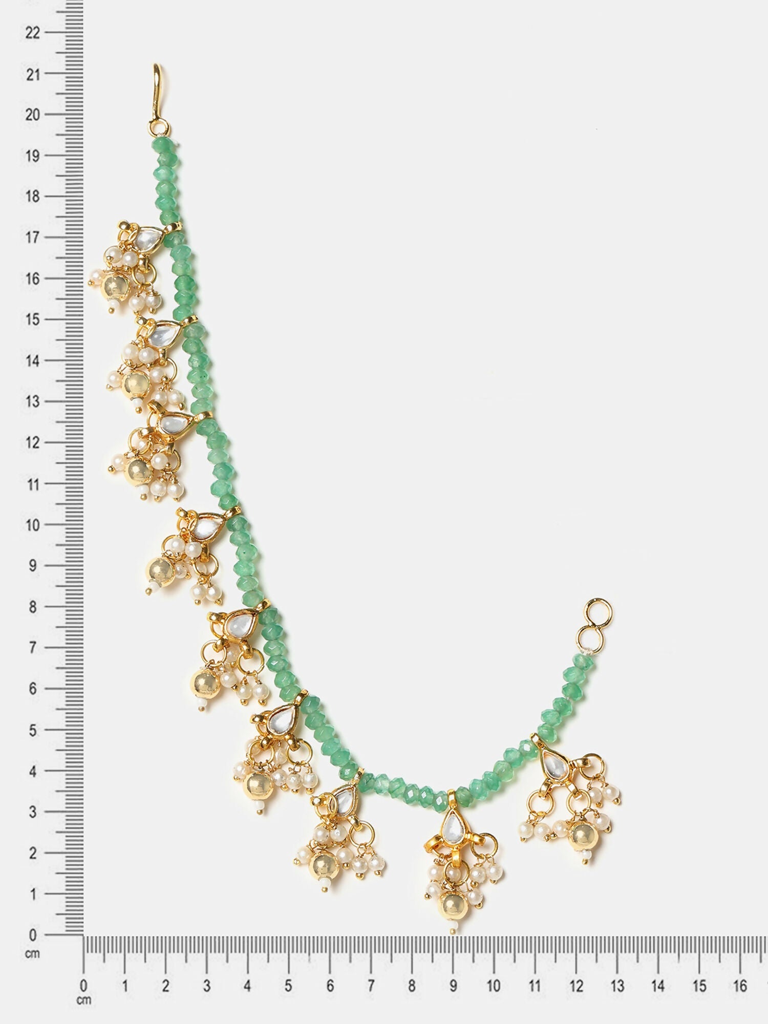 Ruby Raang Saanjh Hara Ear Chain | Grocsy