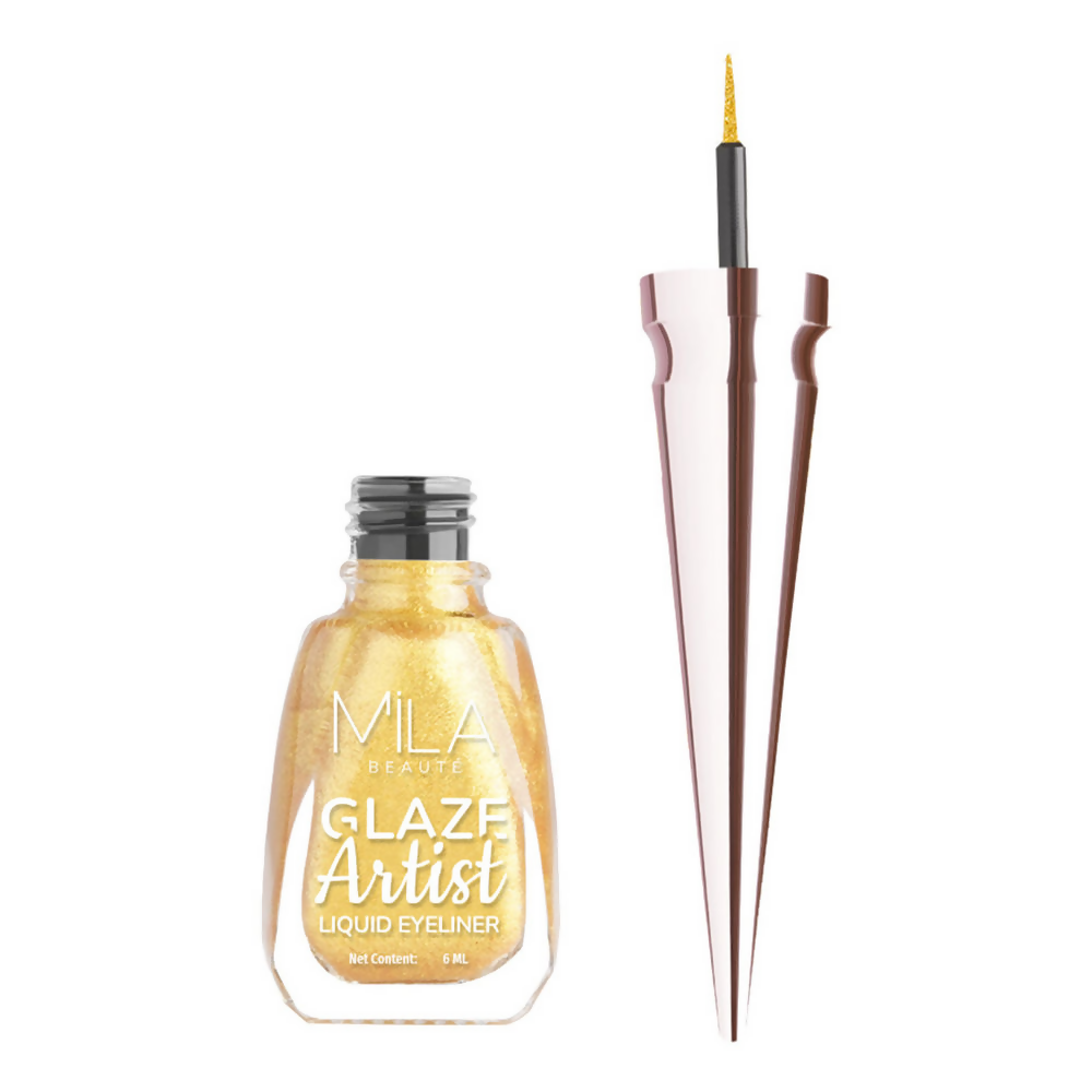 Mila Beaute Glaze Artist Waterproof & Smudge Proof Eyeliner - Magical Gold | Grocsy