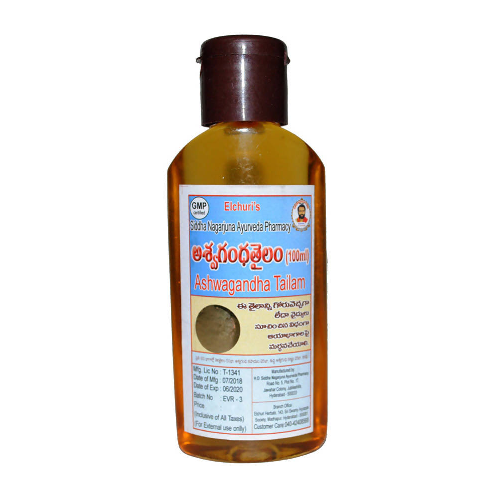 Siddha Nagarjuna Ayurveda Ashwagandha Tailam | Grocsy