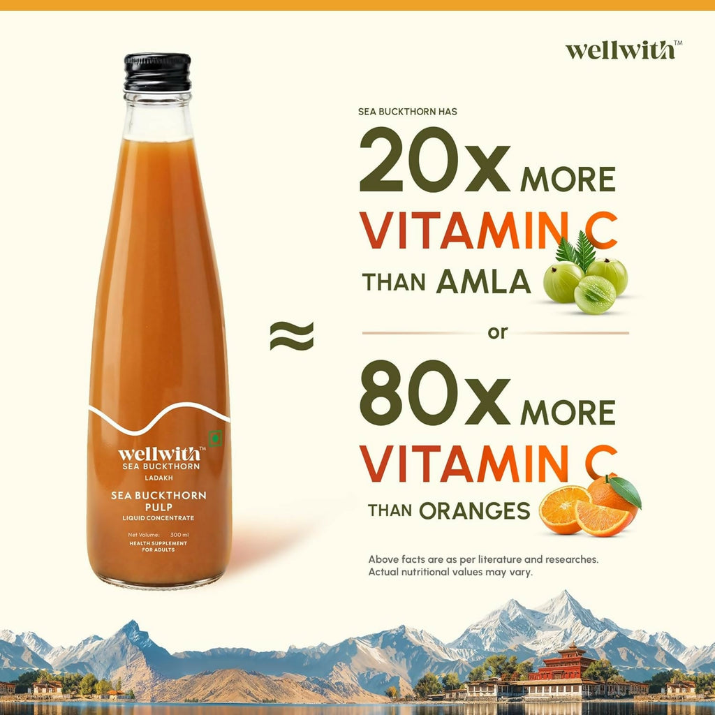 Wellwith Himalayan Sea Buckthorn Pulp | Grocsy