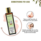 Inatur Jasmine & Sandalwood Calming Massage Oil | Grocsy